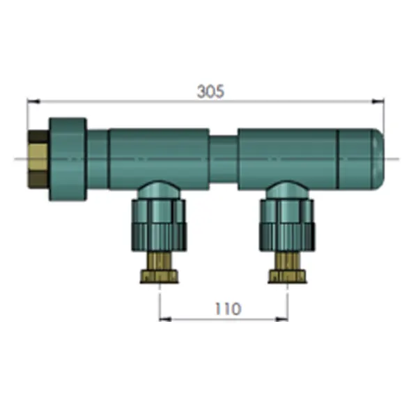 Colector PPR para ACS 2 vivienda