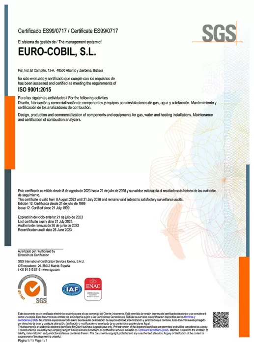 Certificado ISO